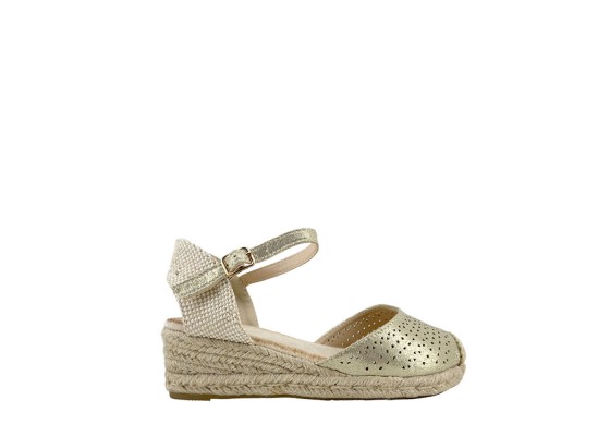 Sandalia Alpargata Tacón Cuña 